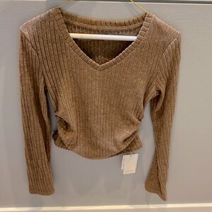 Neutral lightweight sweater